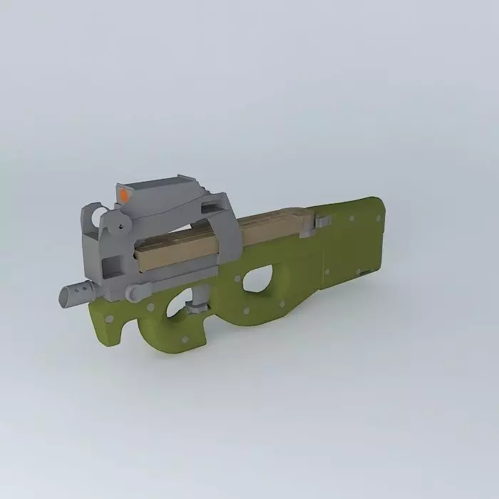 FN P90 Free 3D model_0