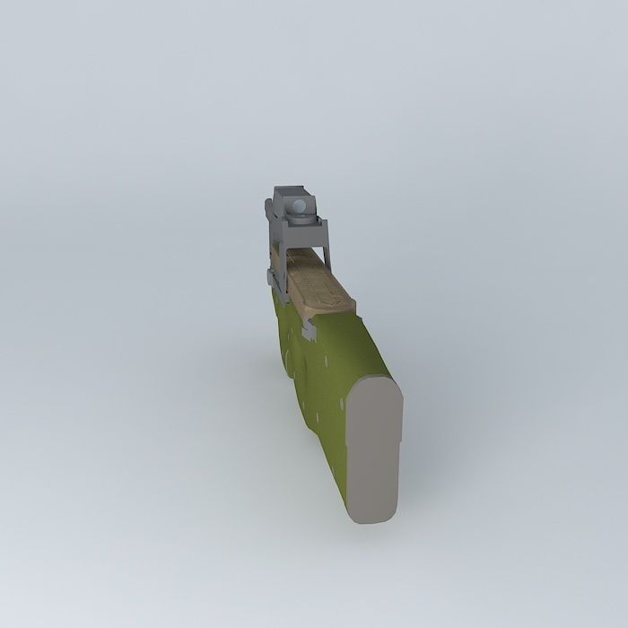 FN P90 Free 3D model_2