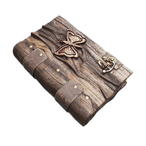 Decorative book Low-poly 3D model