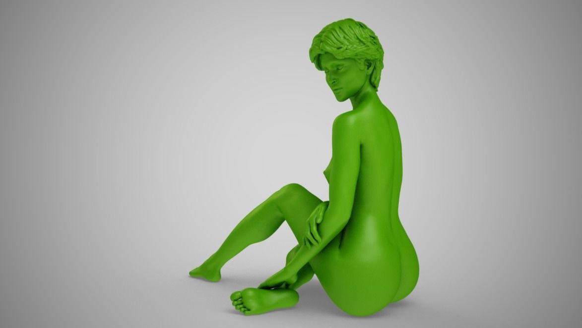 Art Pose 5 3D print model_10