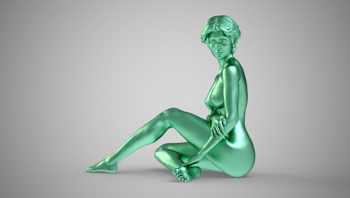 Art Pose 5 3D print model_6