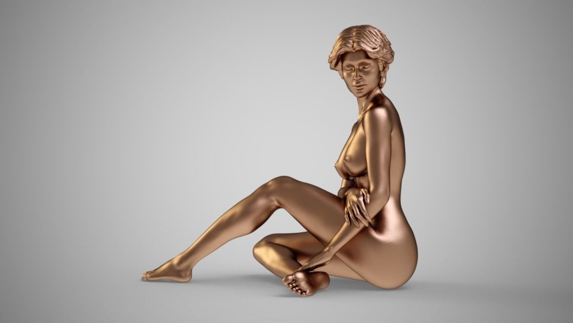 Art Pose 5 3D print model_8