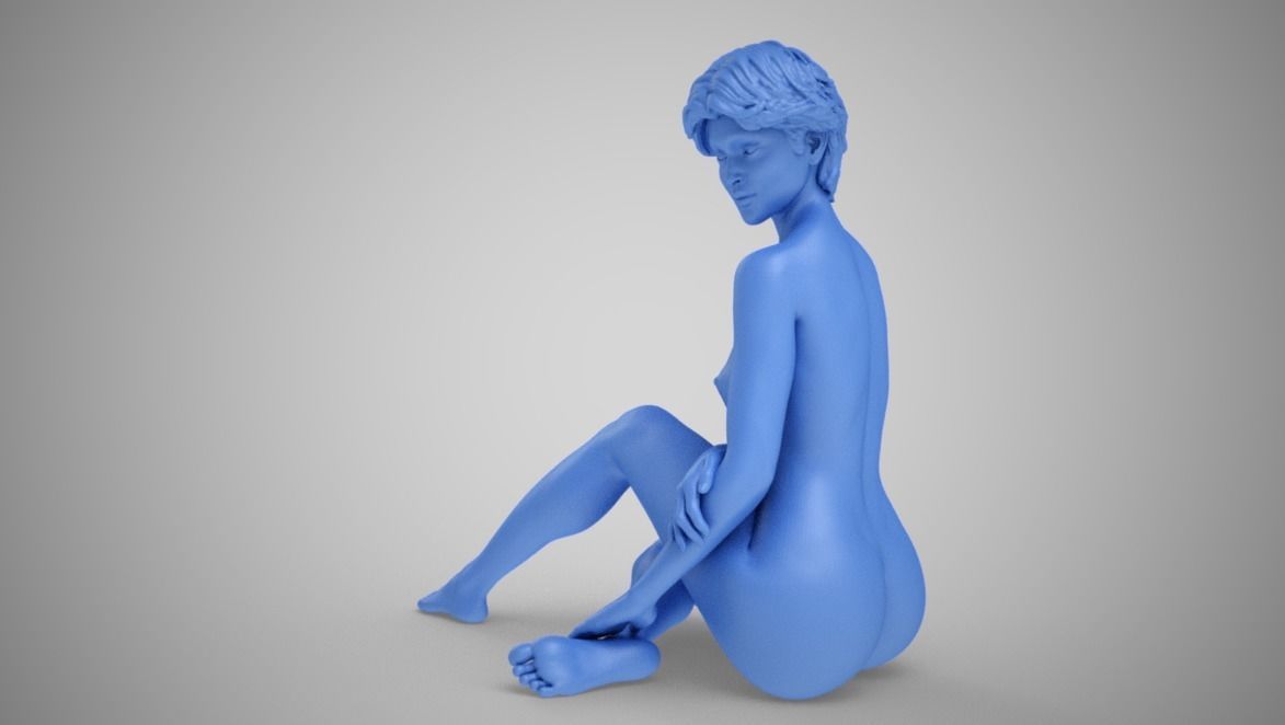 Art Pose 5 3D print model_12