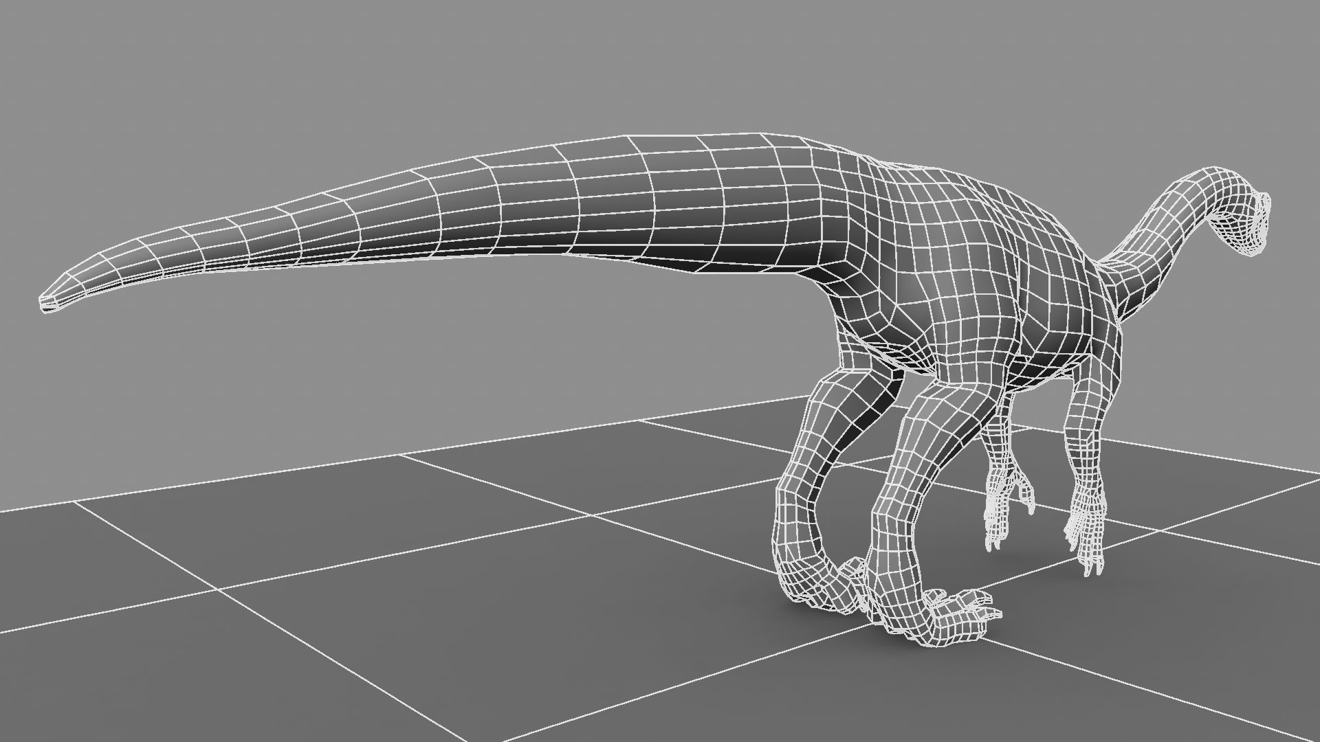 Allosaurus dinosaur 3D model_21