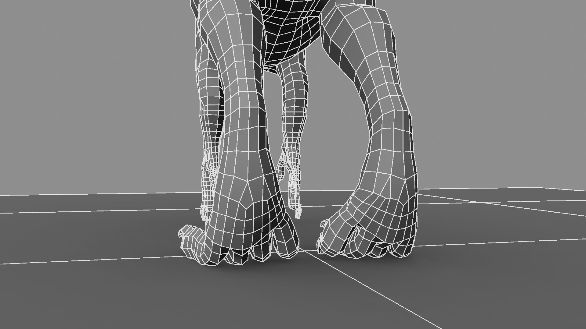 Allosaurus dinosaur 3D model_20