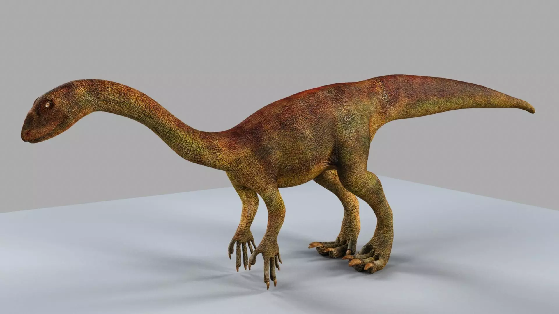 Allosaurus dinosaur 3D model_0