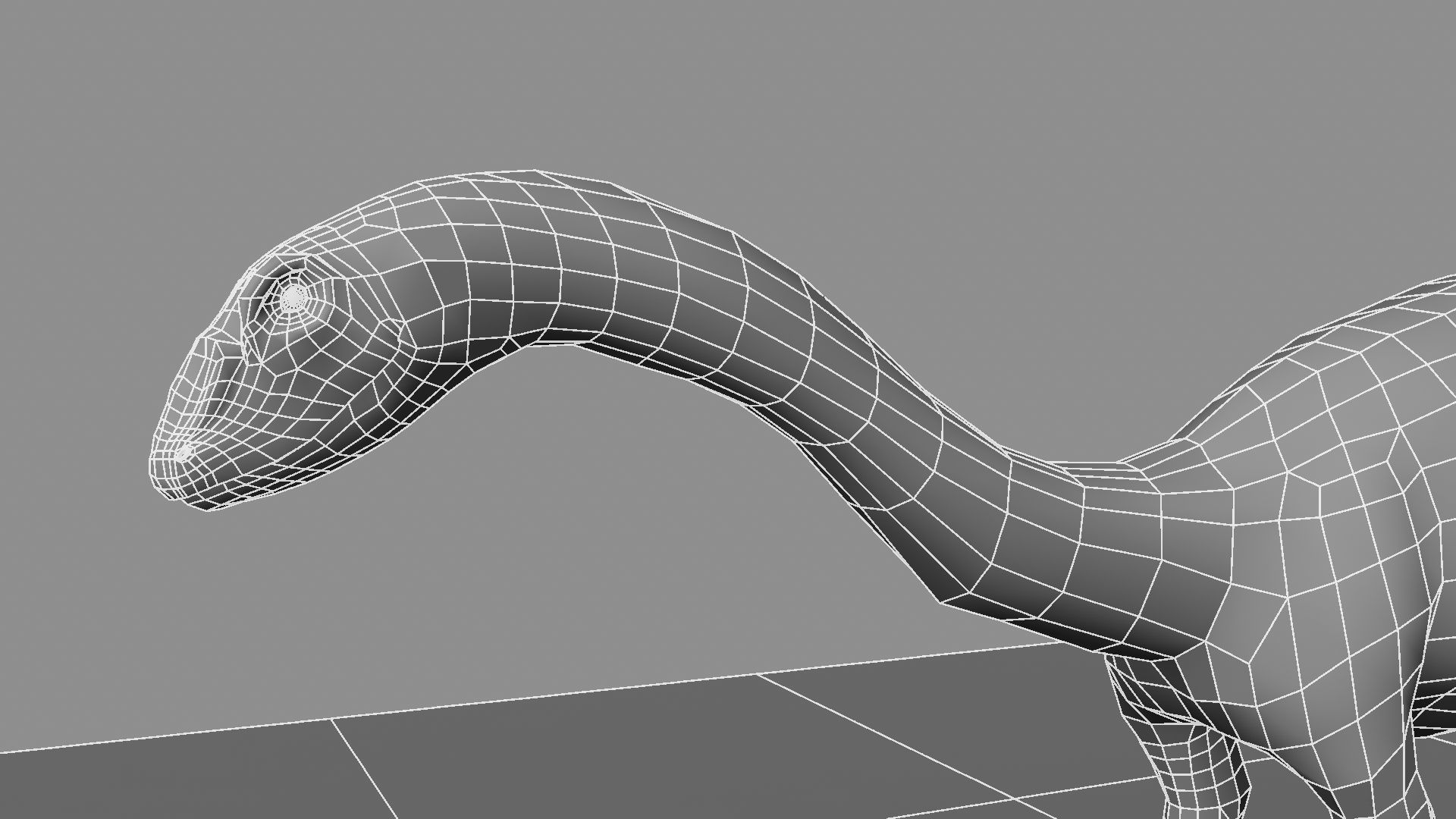 Allosaurus dinosaur 3D model_32