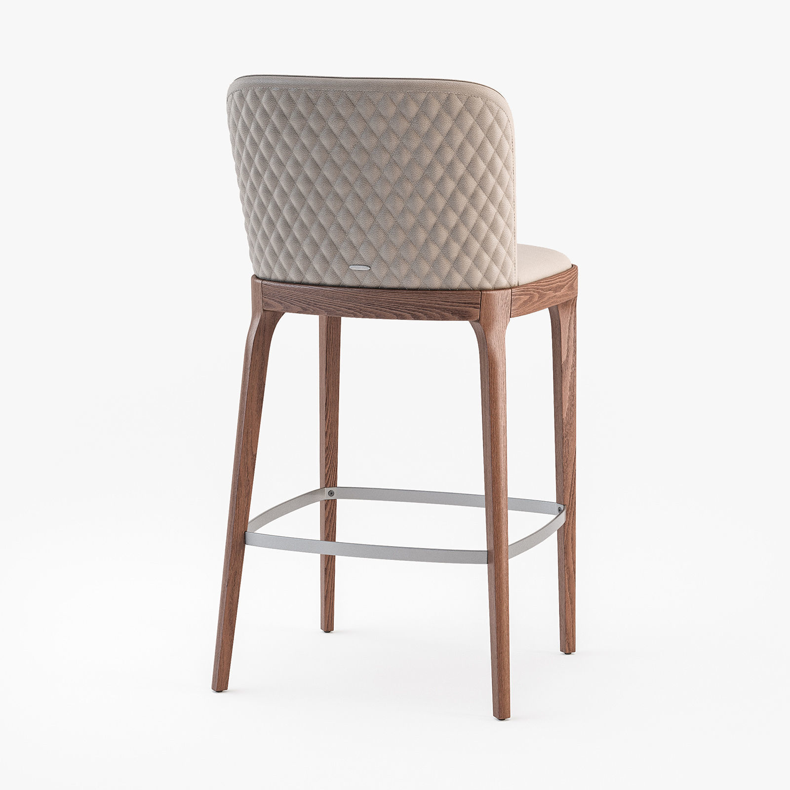 Cattelan Italia Magda couture stool 3D model_7