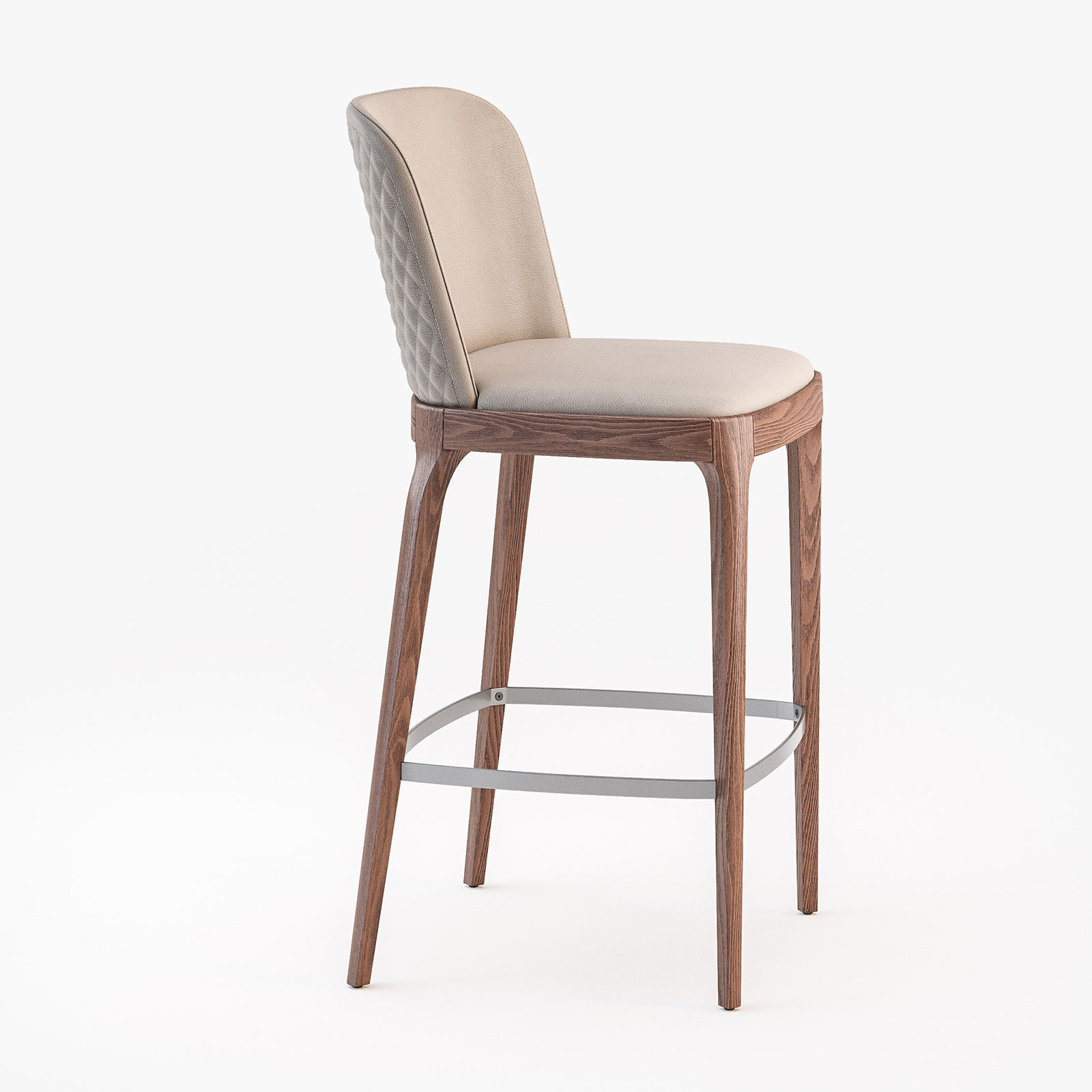 Cattelan Italia Magda couture stool 3D model_5