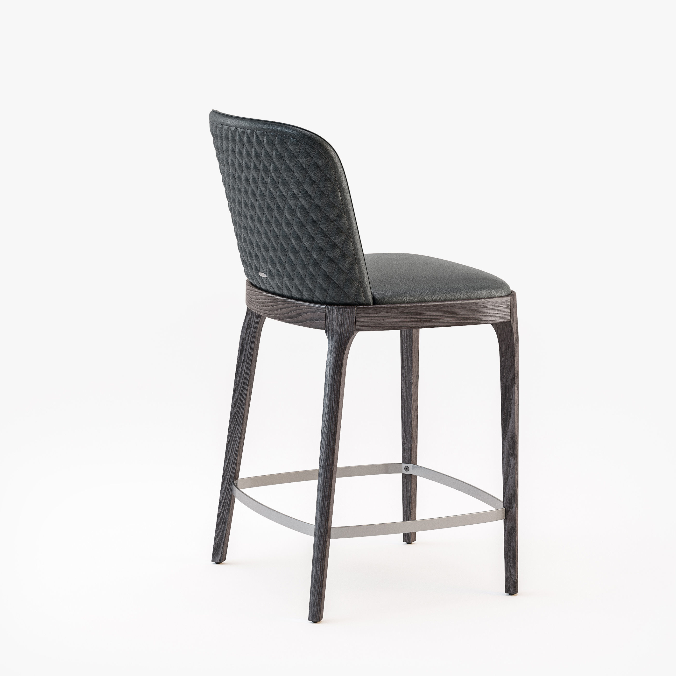 Cattelan Italia Magda couture stool 3D model_10