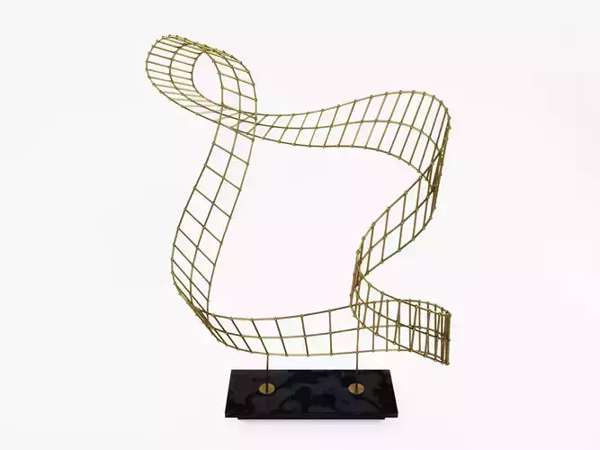 Nebula Double Row Twisting Sculpture