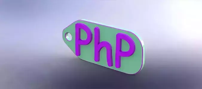 Keychain PhP Free 3D print model