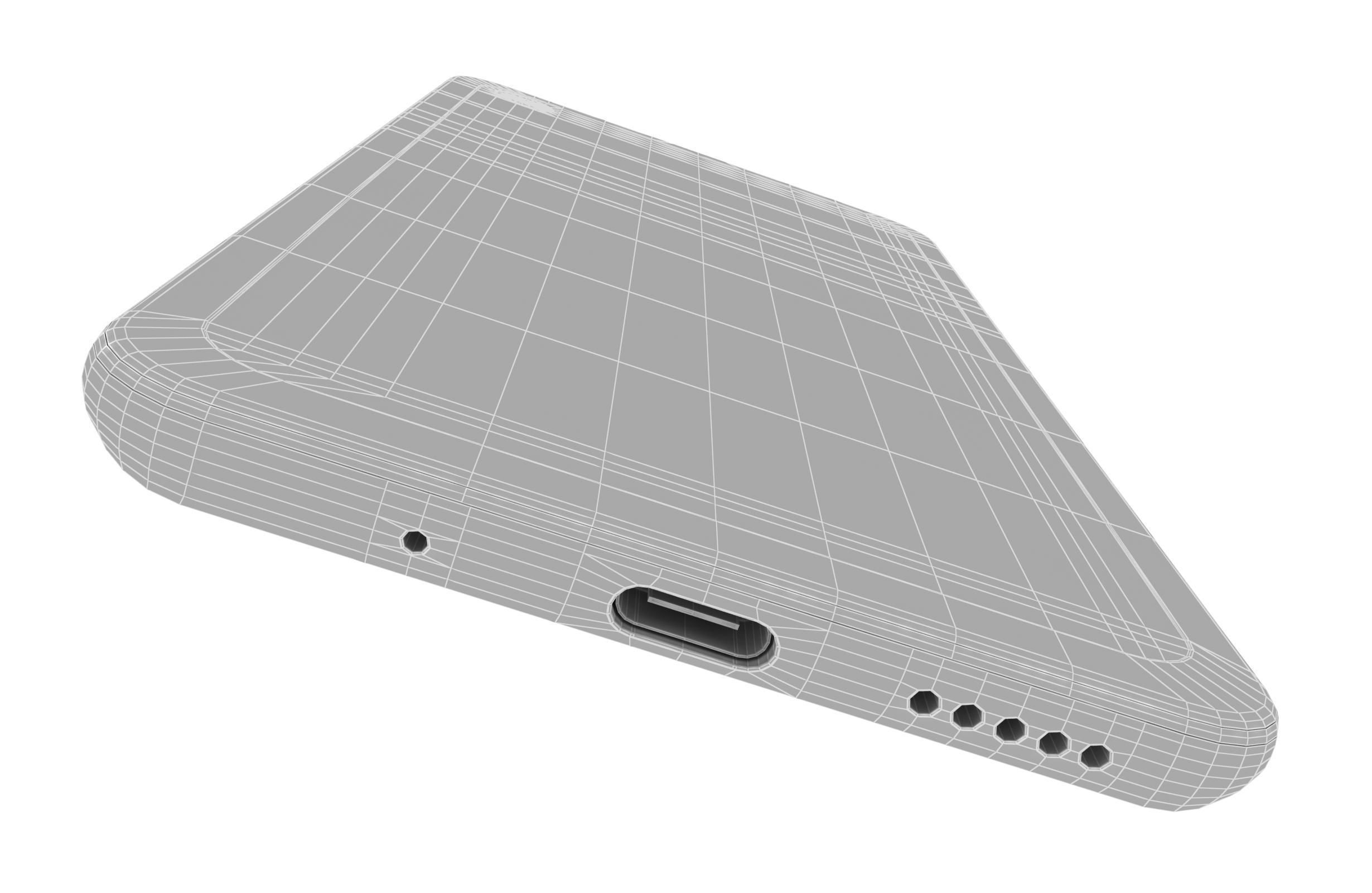 Motorola One Vision Sapphire gradient 3D model_15