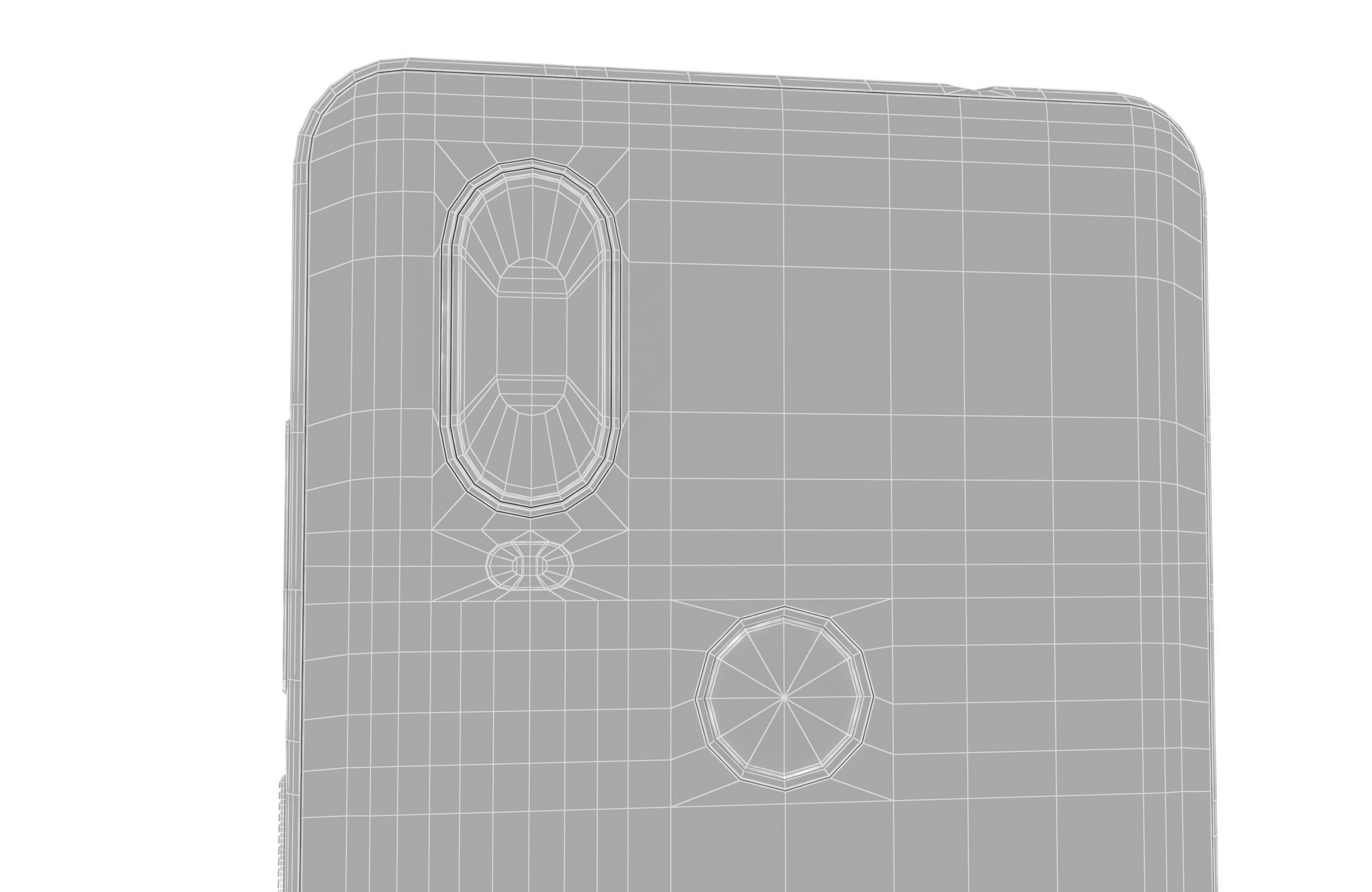 Motorola One Vision Sapphire gradient 3D model_16