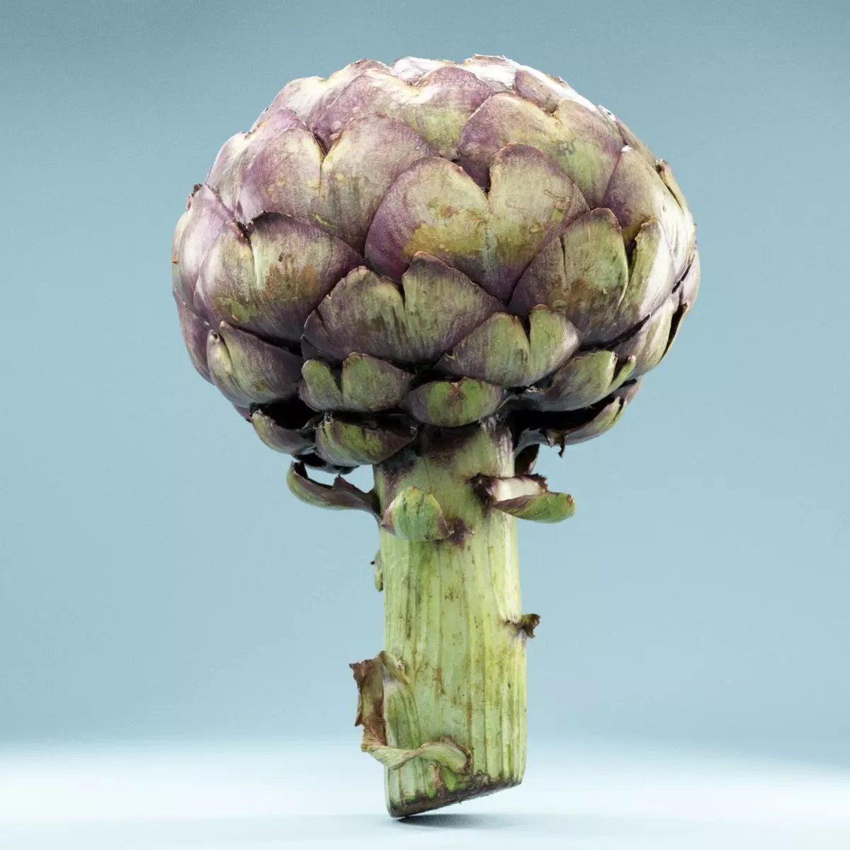 Artichokes artichoke Low-poly 3D model