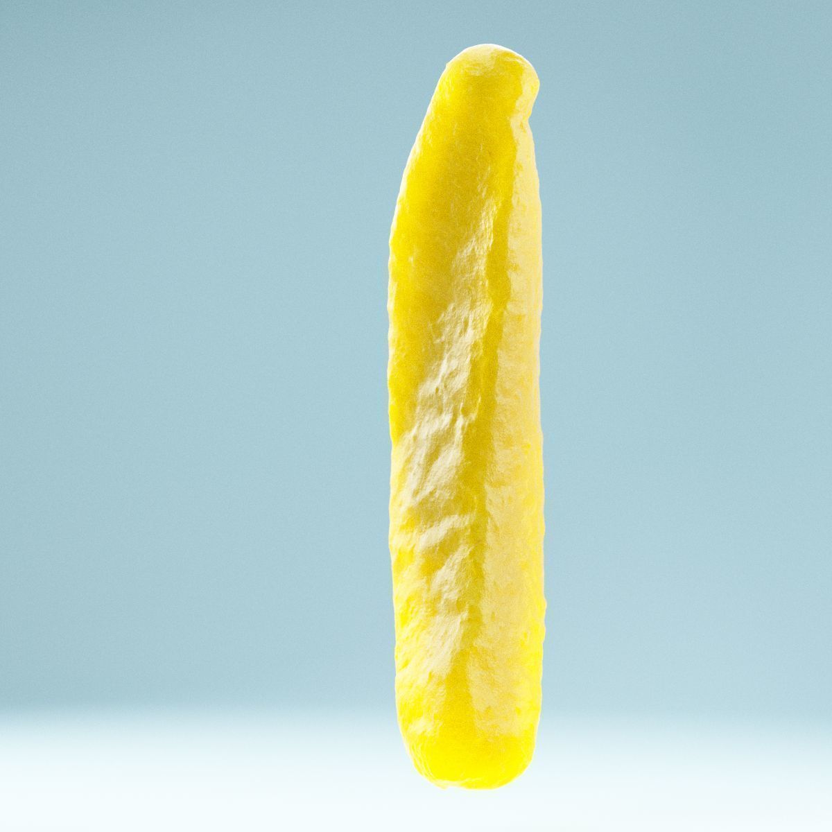 Banana pickle Low-poly 3D model_3