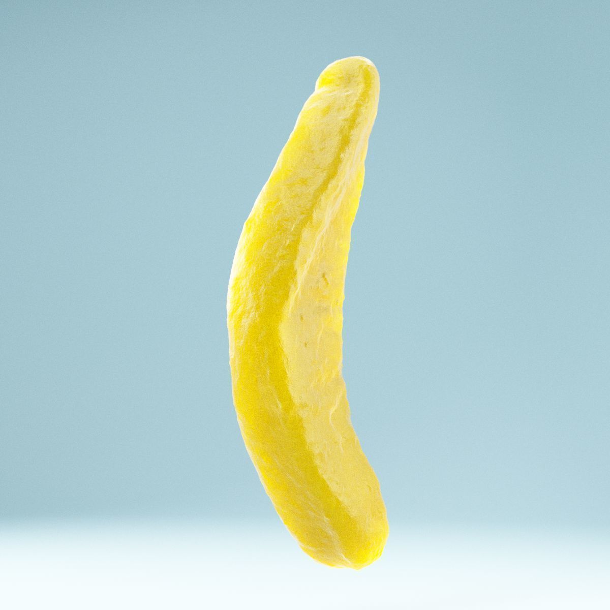 Banana pickle Low-poly 3D model_7