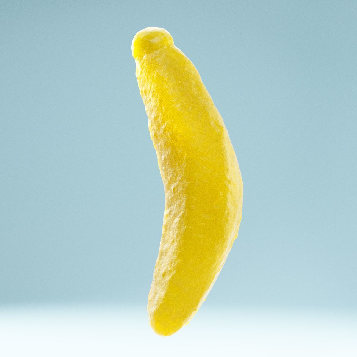 Banana pickle Low-poly 3D model_11