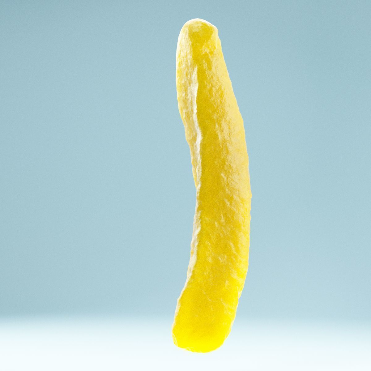 Banana pickle Low-poly 3D model_2