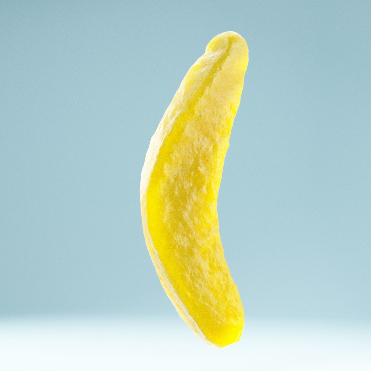 Banana pickle Low-poly 3D model_6
