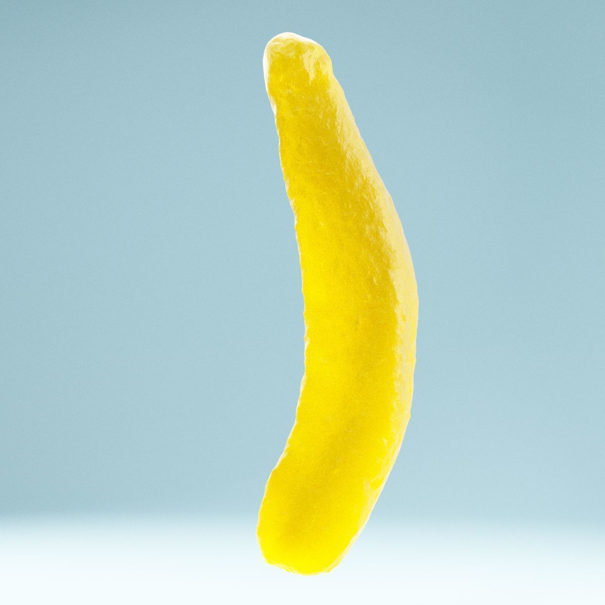 Banana pickle Low-poly 3D model_1