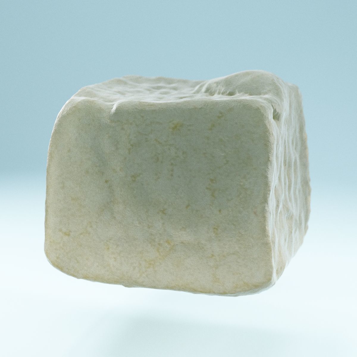 Block Sugar Candy Low-poly 3D model_3