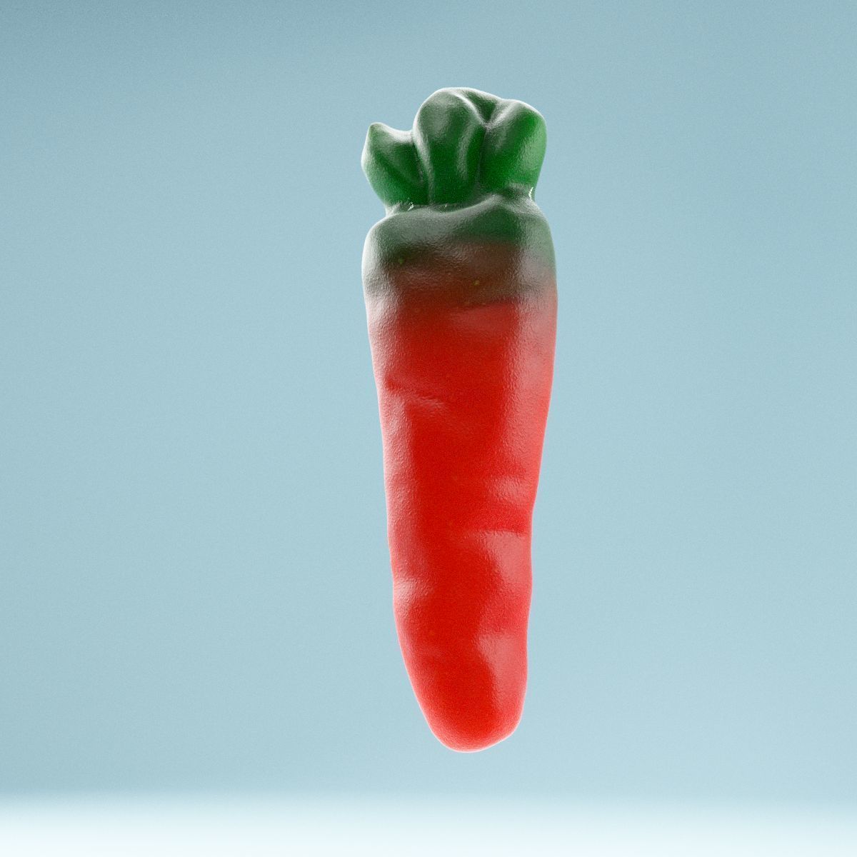 Carrot Candy Low-poly 3D model_11