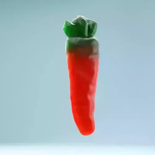 Carrot Candy Low-poly 3D model