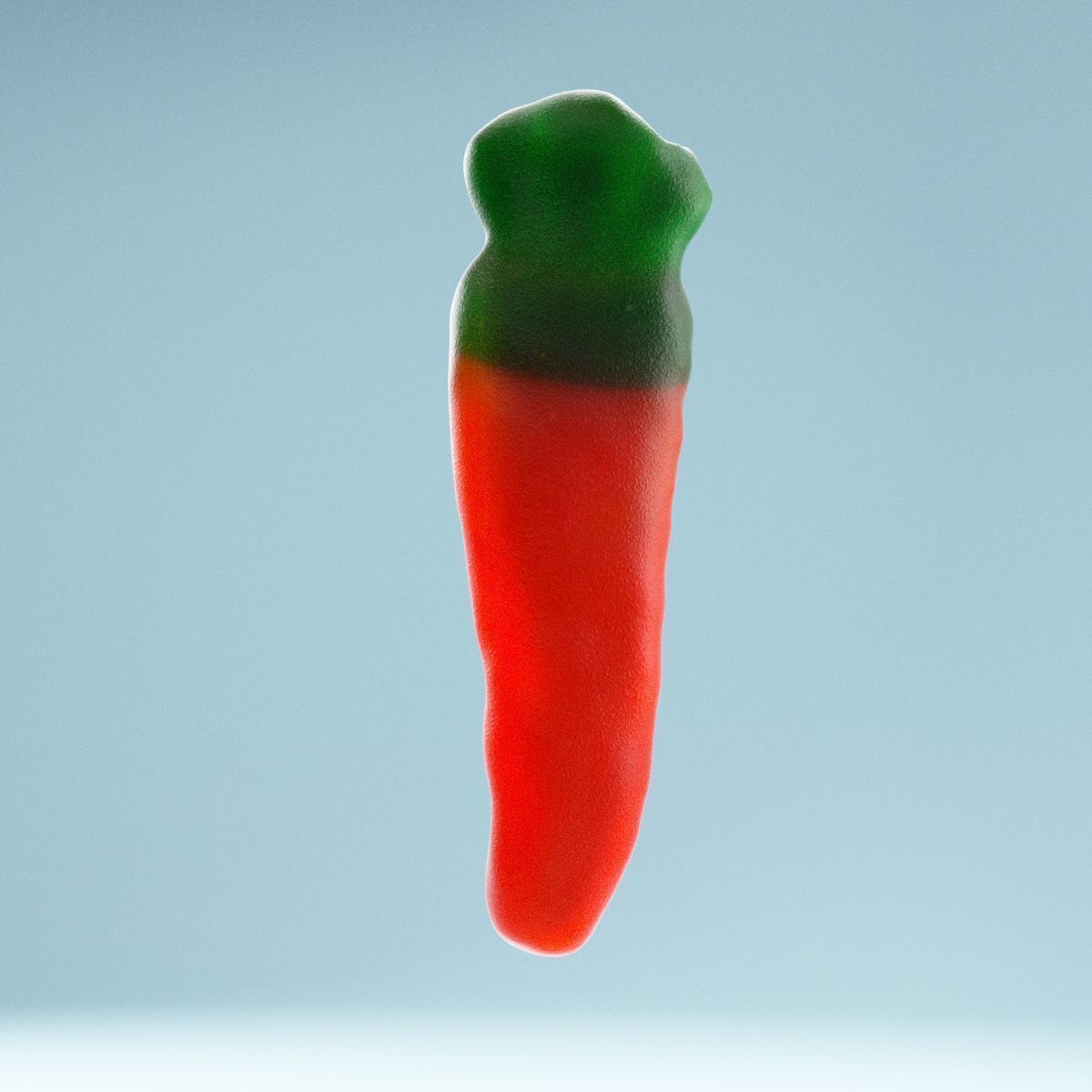 Carrot Candy Low-poly 3D model_6