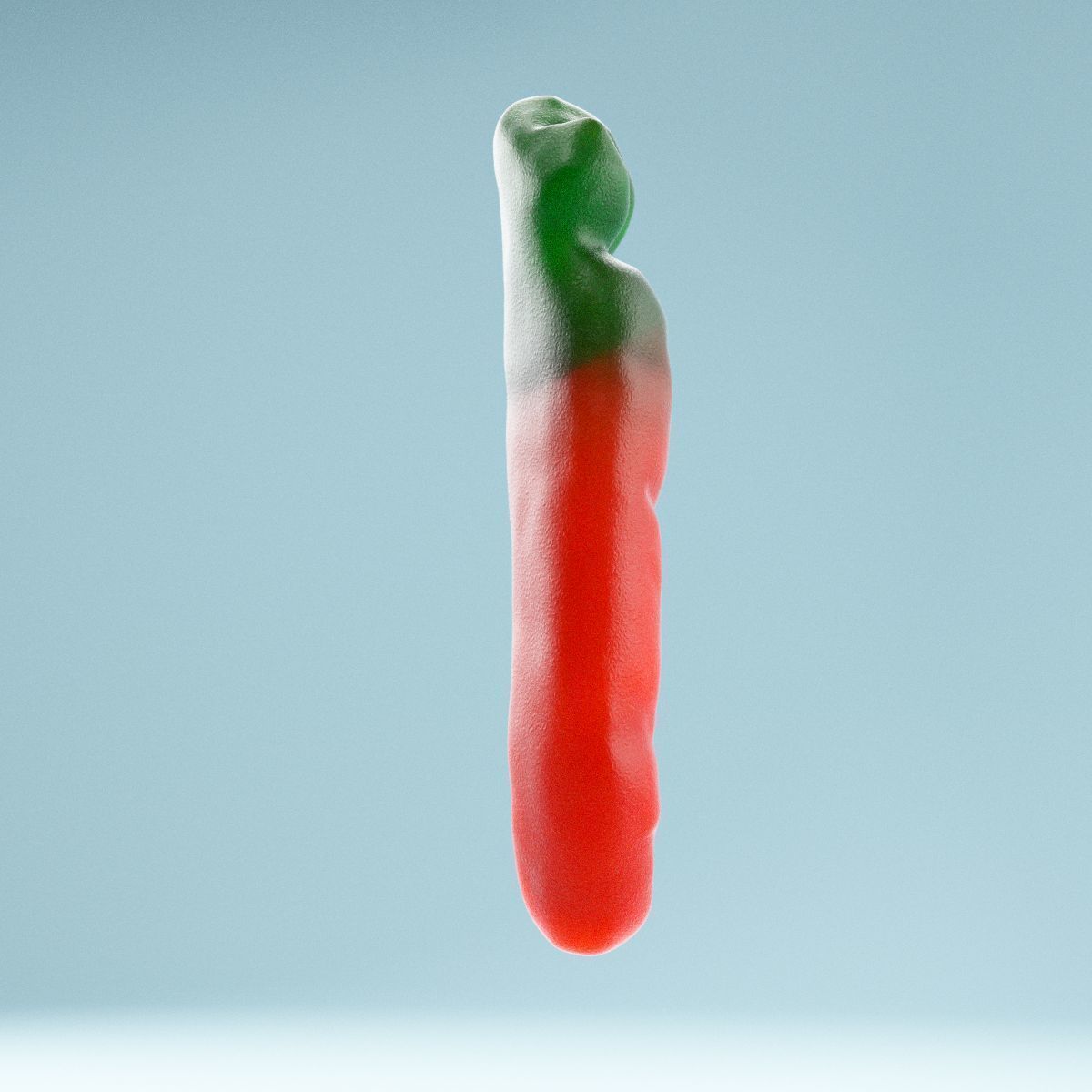 Carrot Candy Low-poly 3D model_3