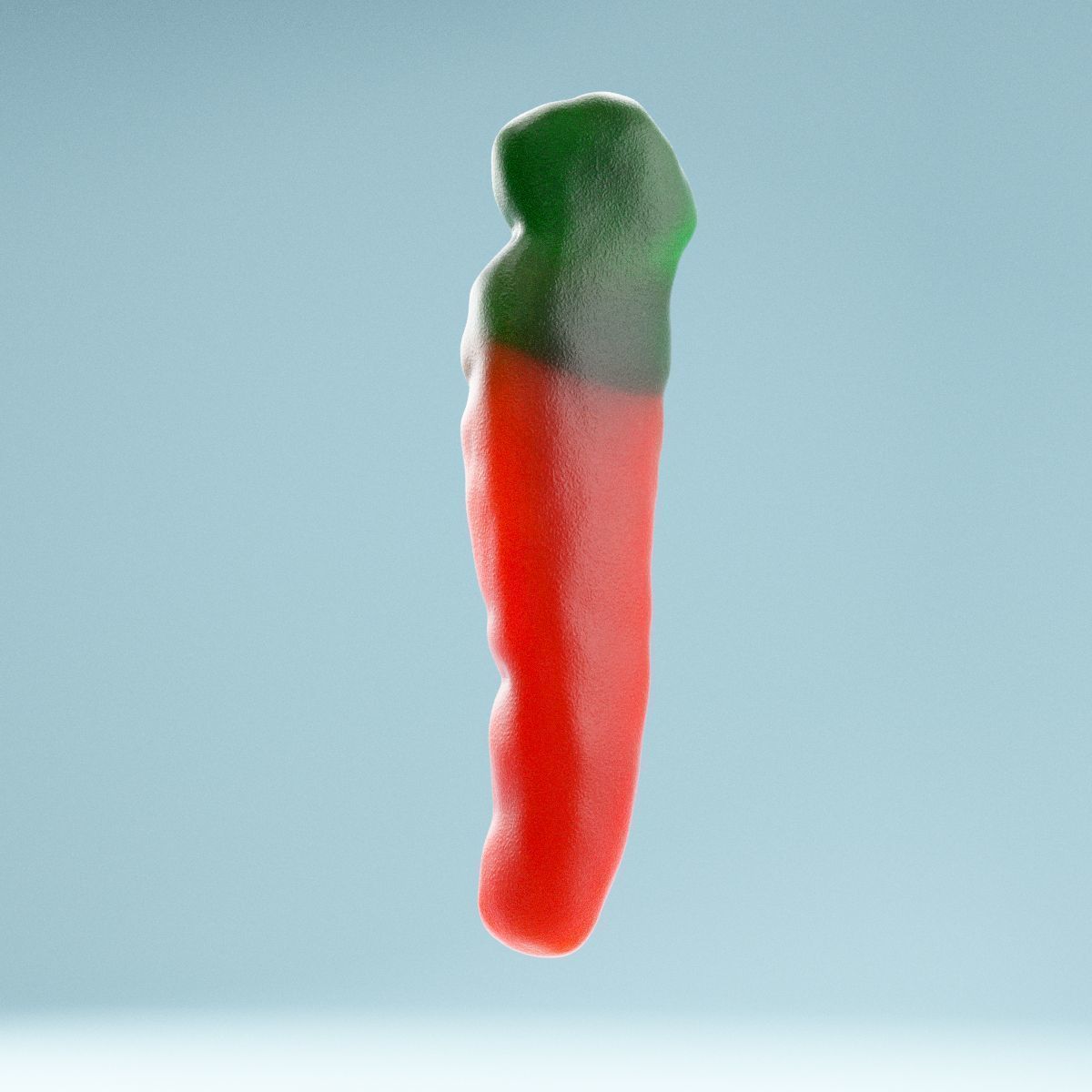 Carrot Candy Low-poly 3D model_7