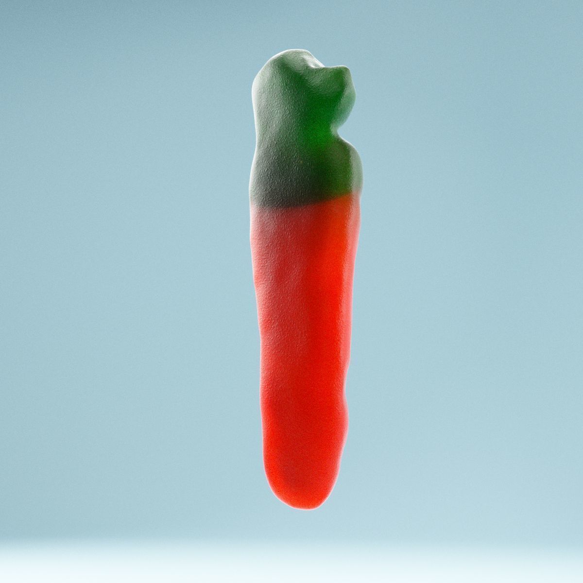 Carrot Candy Low-poly 3D model_4