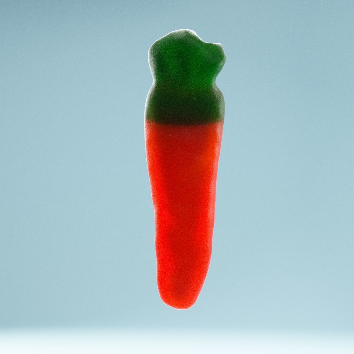 Carrot Candy Low-poly 3D model_5