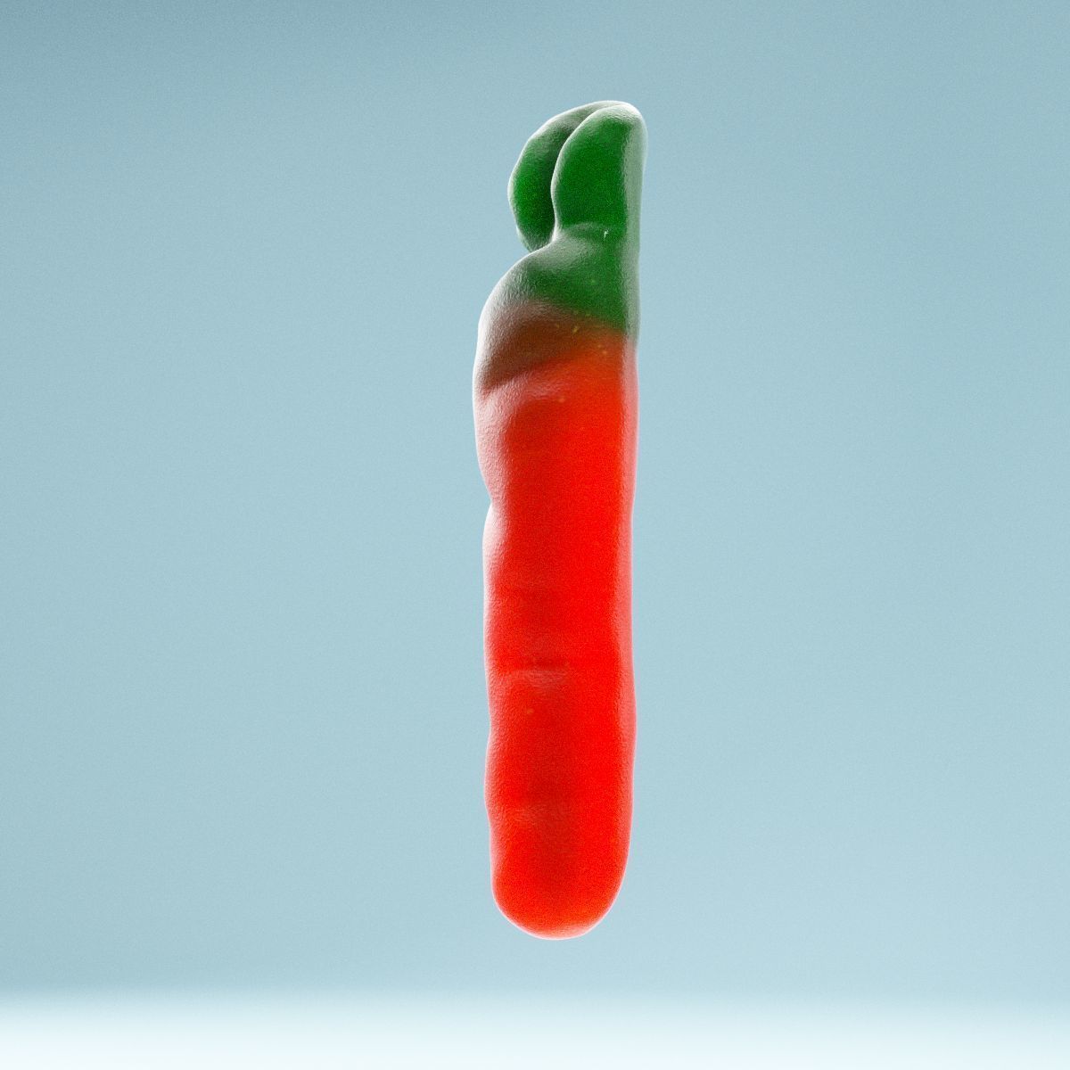 Carrot Candy Low-poly 3D model_9