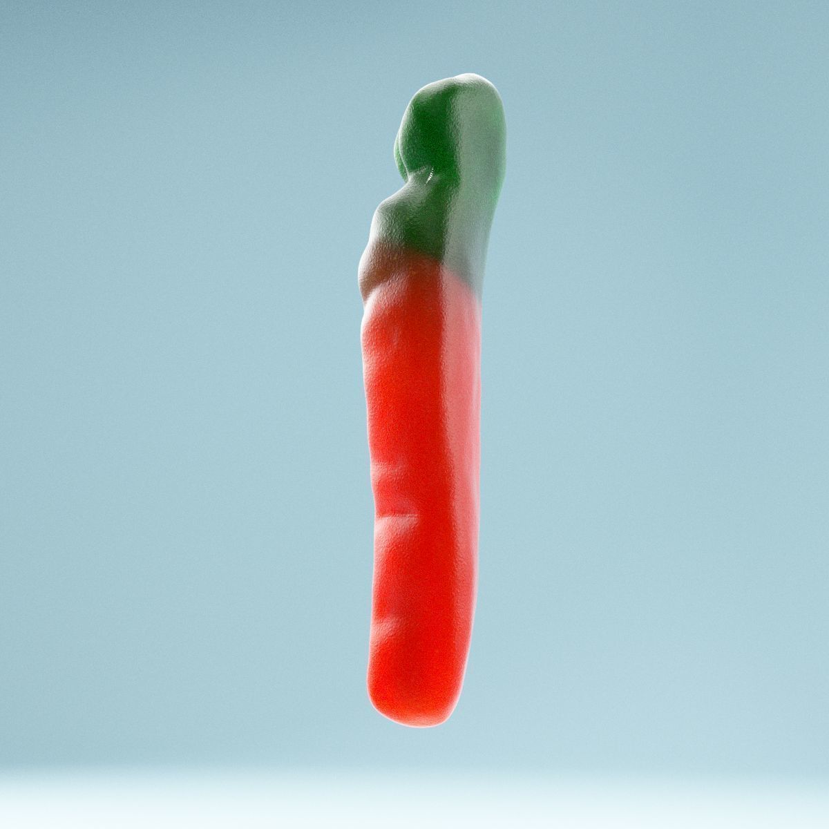 Carrot Candy Low-poly 3D model_8