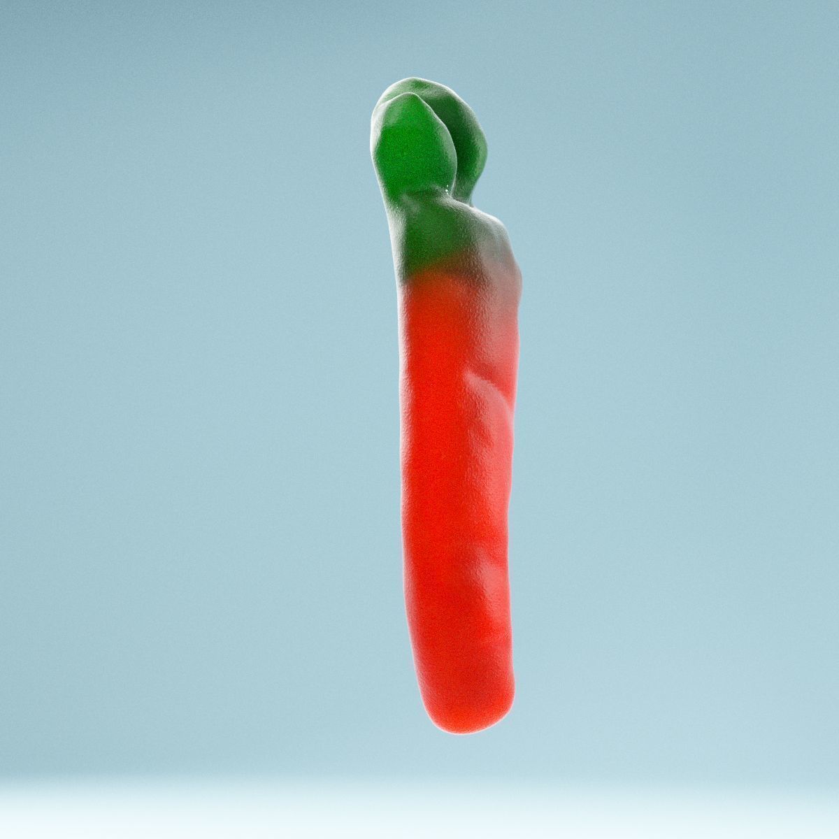 Carrot Candy Low-poly 3D model_2