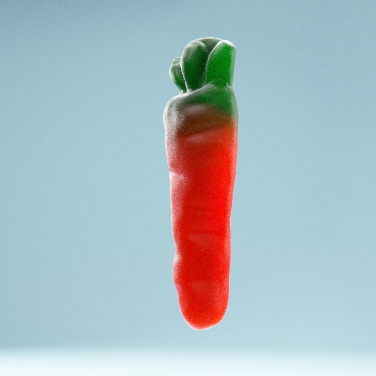 Carrot Candy Low-poly 3D model_10