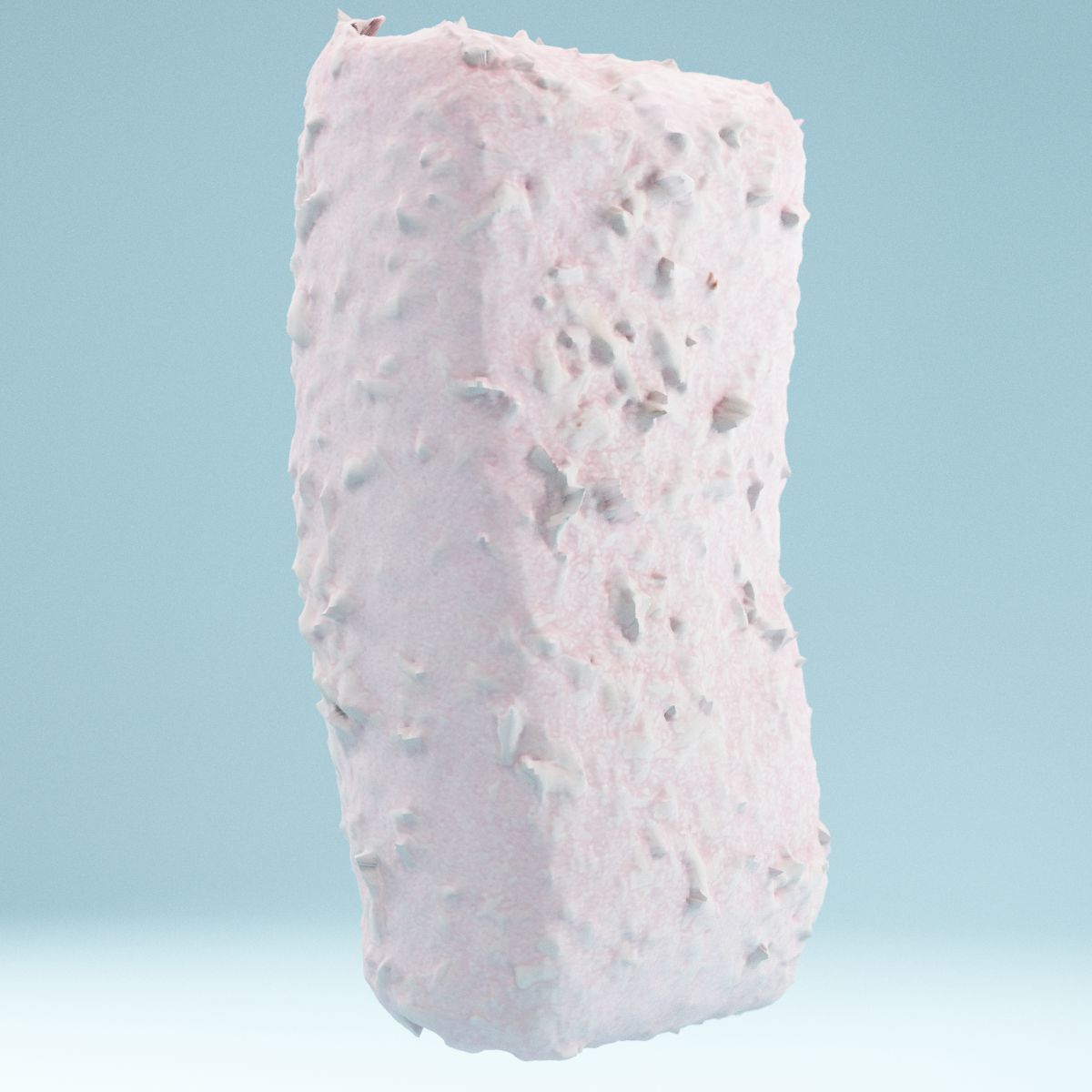 Coconut Foam Low-poly 3D model_1