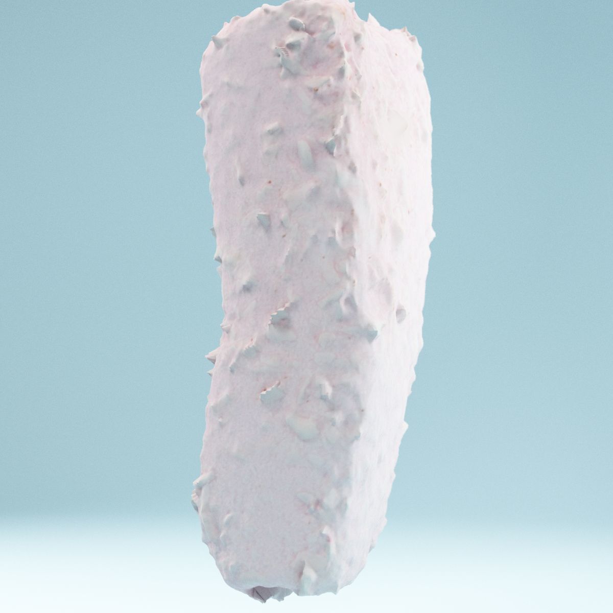 Coconut Foam Low-poly 3D model_8