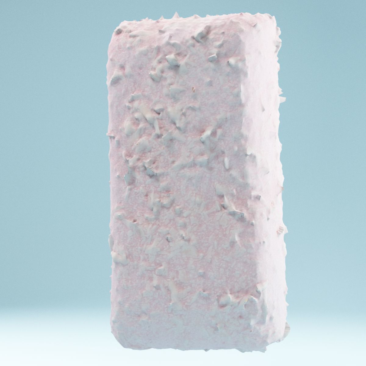 Coconut Foam Low-poly 3D model_11