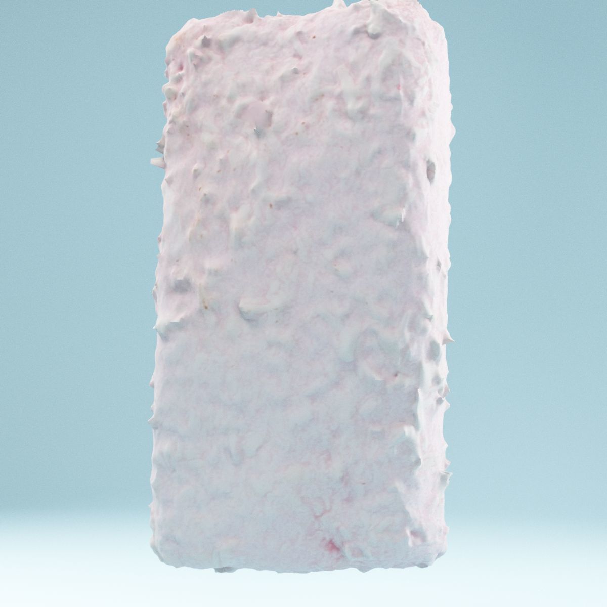 Coconut Foam Low-poly 3D model_5
