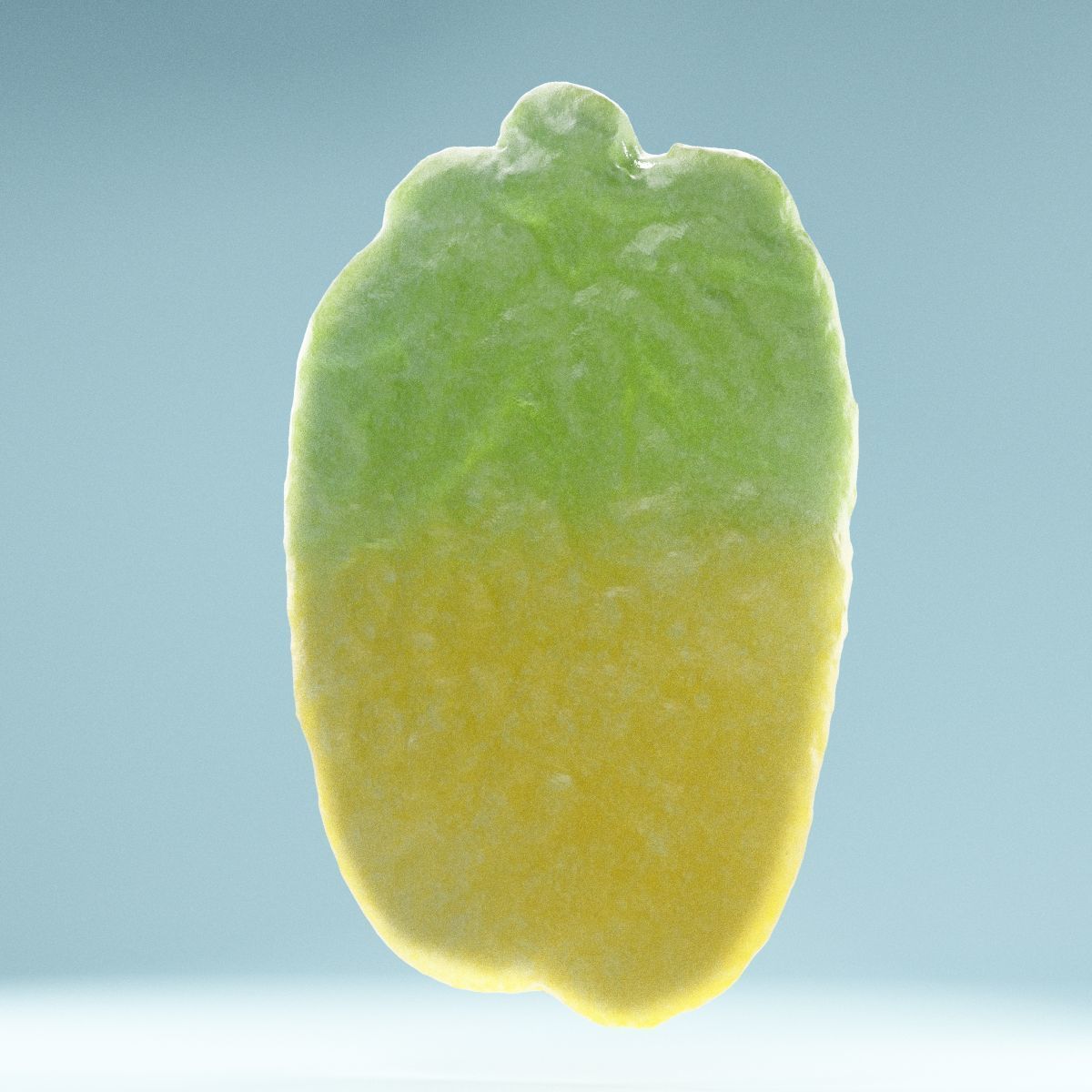 Pineapple CAndy Low-poly 3D model_11