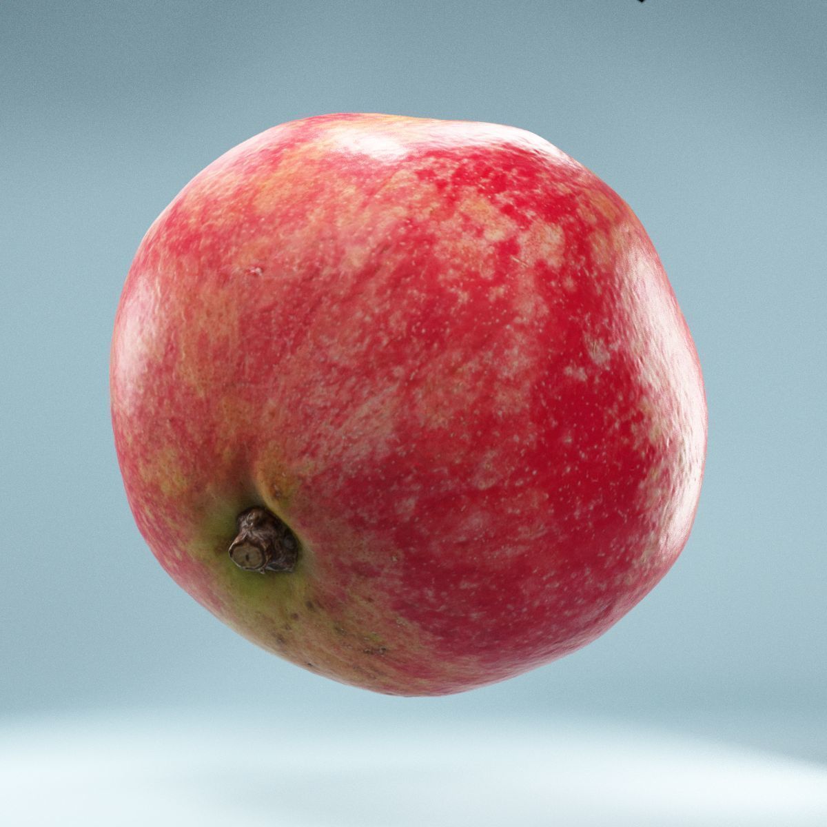 Pomegranate Low-poly 3D model_6