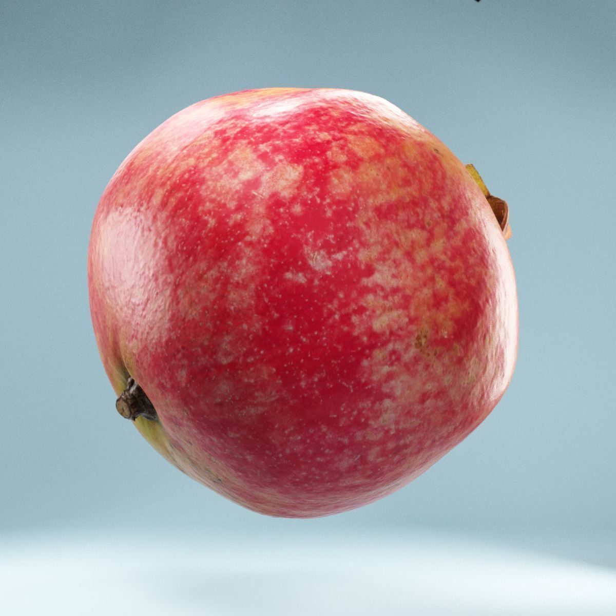 Pomegranate Low-poly 3D model_5