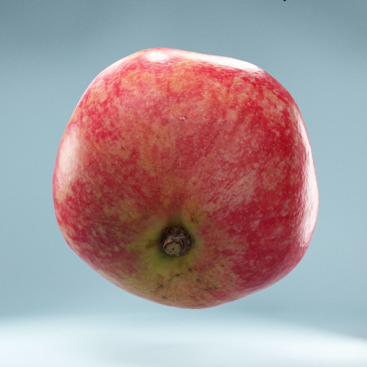 Pomegranate Low-poly 3D model_7