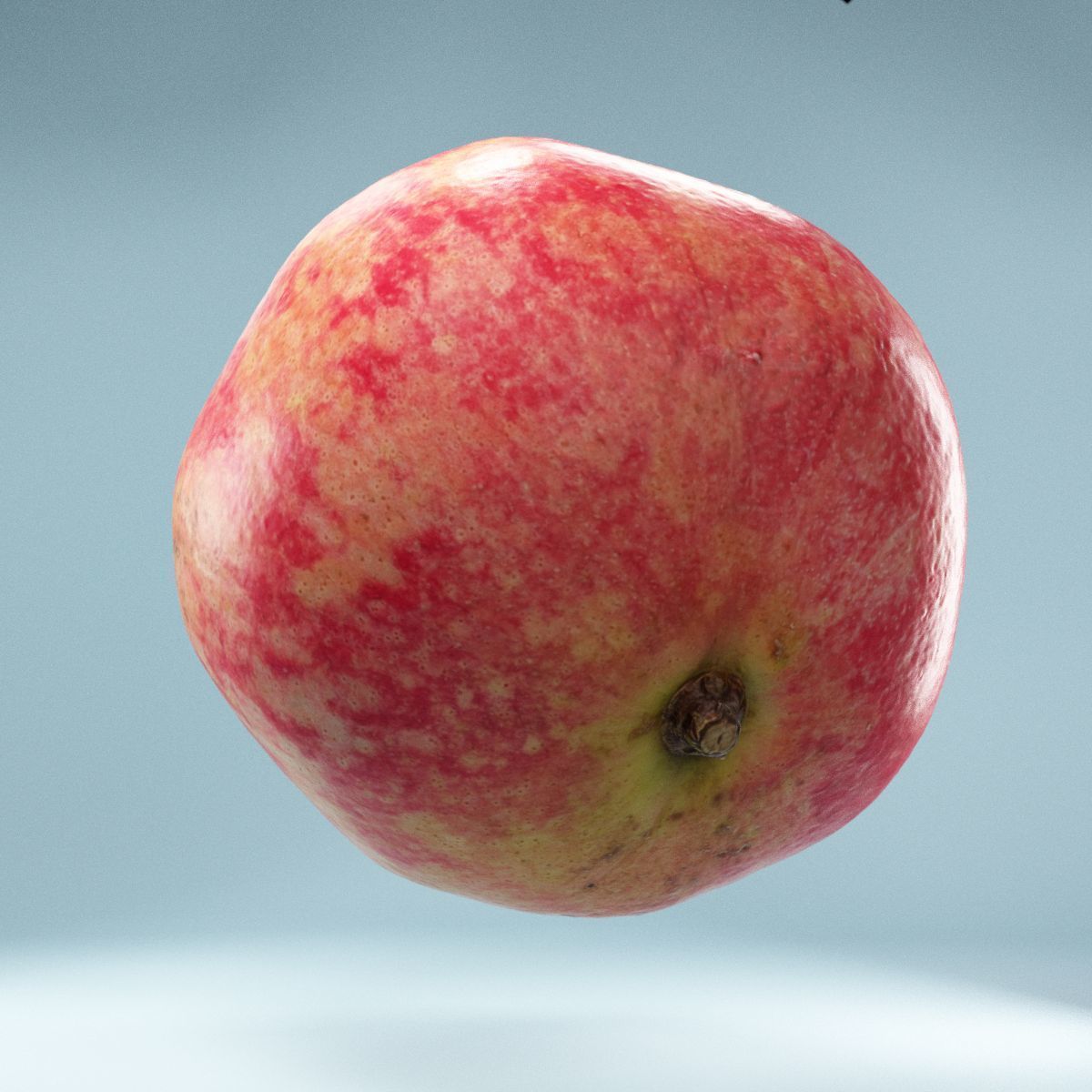 Pomegranate Low-poly 3D model_8