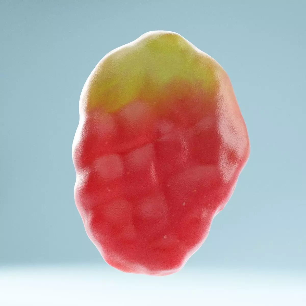 Sweet Strawberry Low-poly 3D model_0