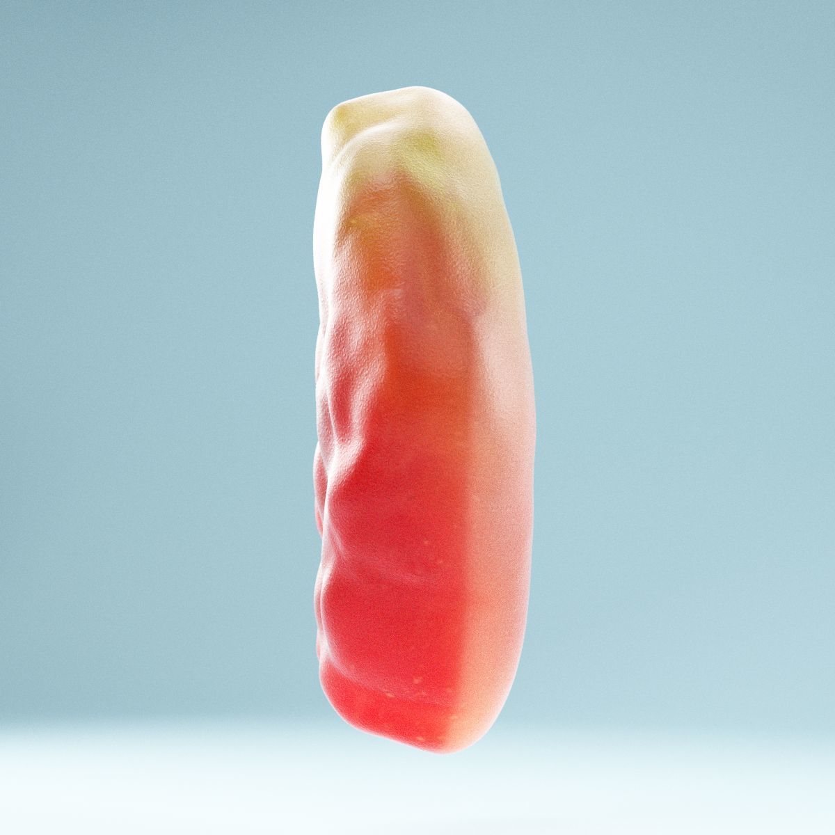 Sweet Strawberry Low-poly 3D model_9