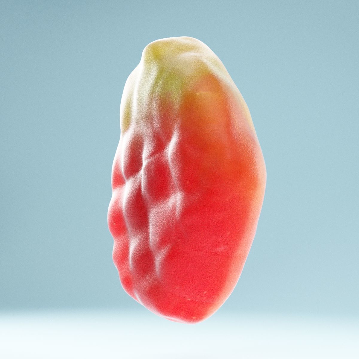 Sweet Strawberry Low-poly 3D model_10