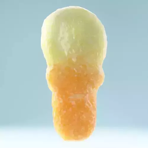 Talisman piece of orange candy Low-poly 3D model